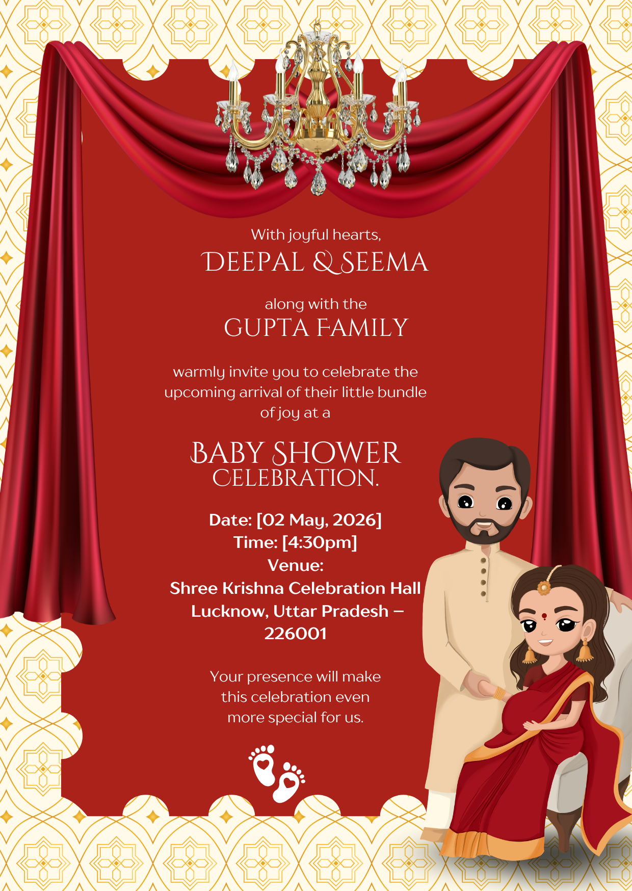 Baby Shower Invitation Design 01