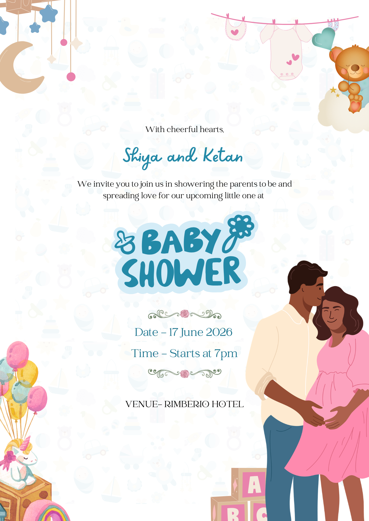 Baby Shower Invitation Design 11