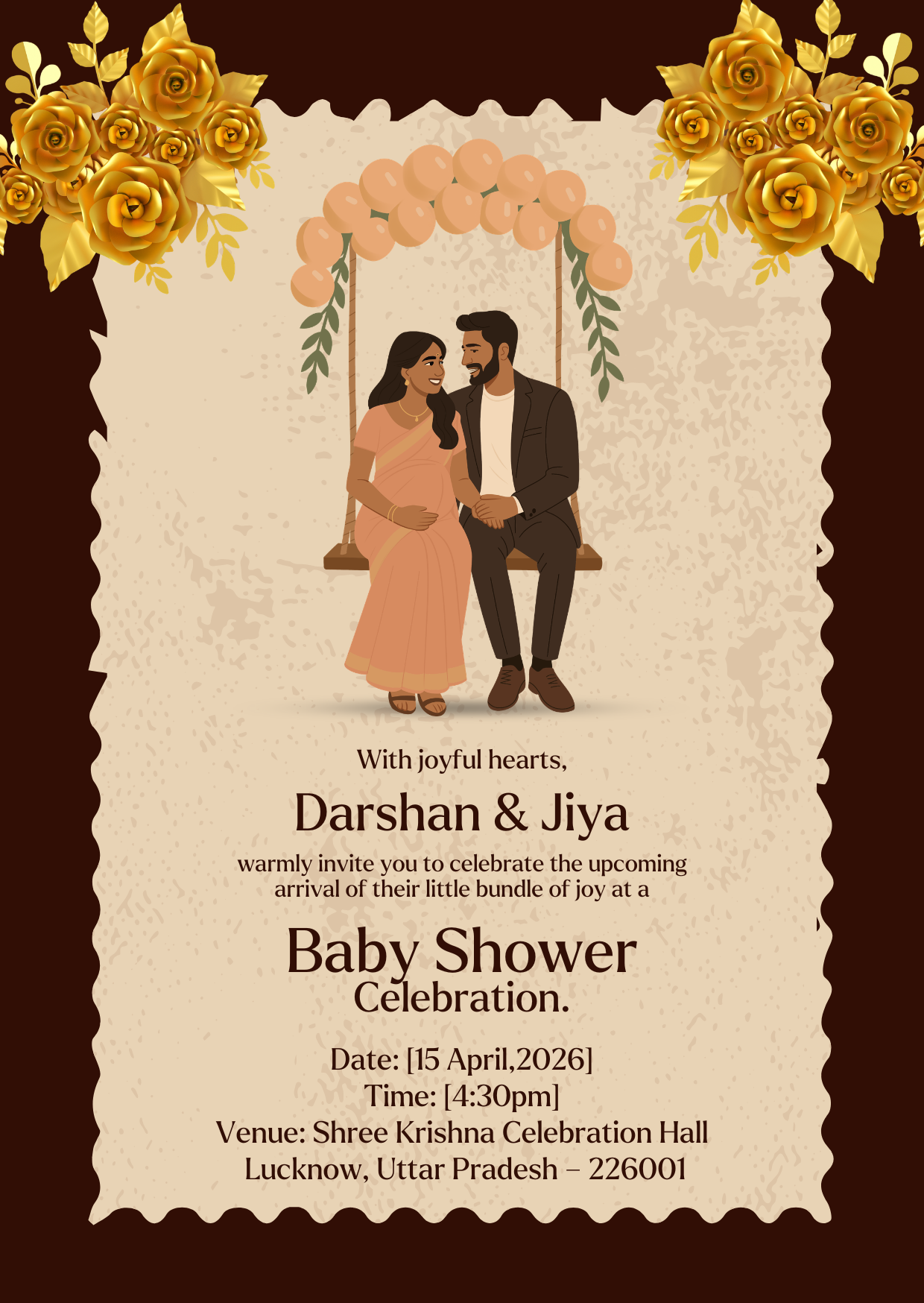 Baby Shower Invitation Design 12