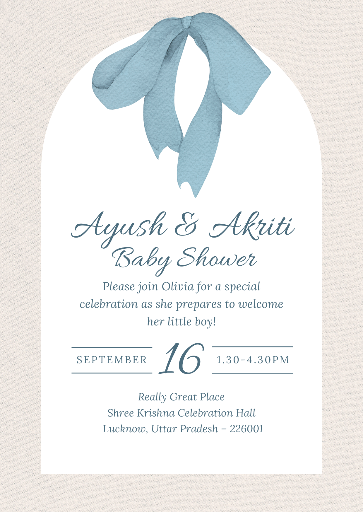 Baby Shower Invitation Design 16