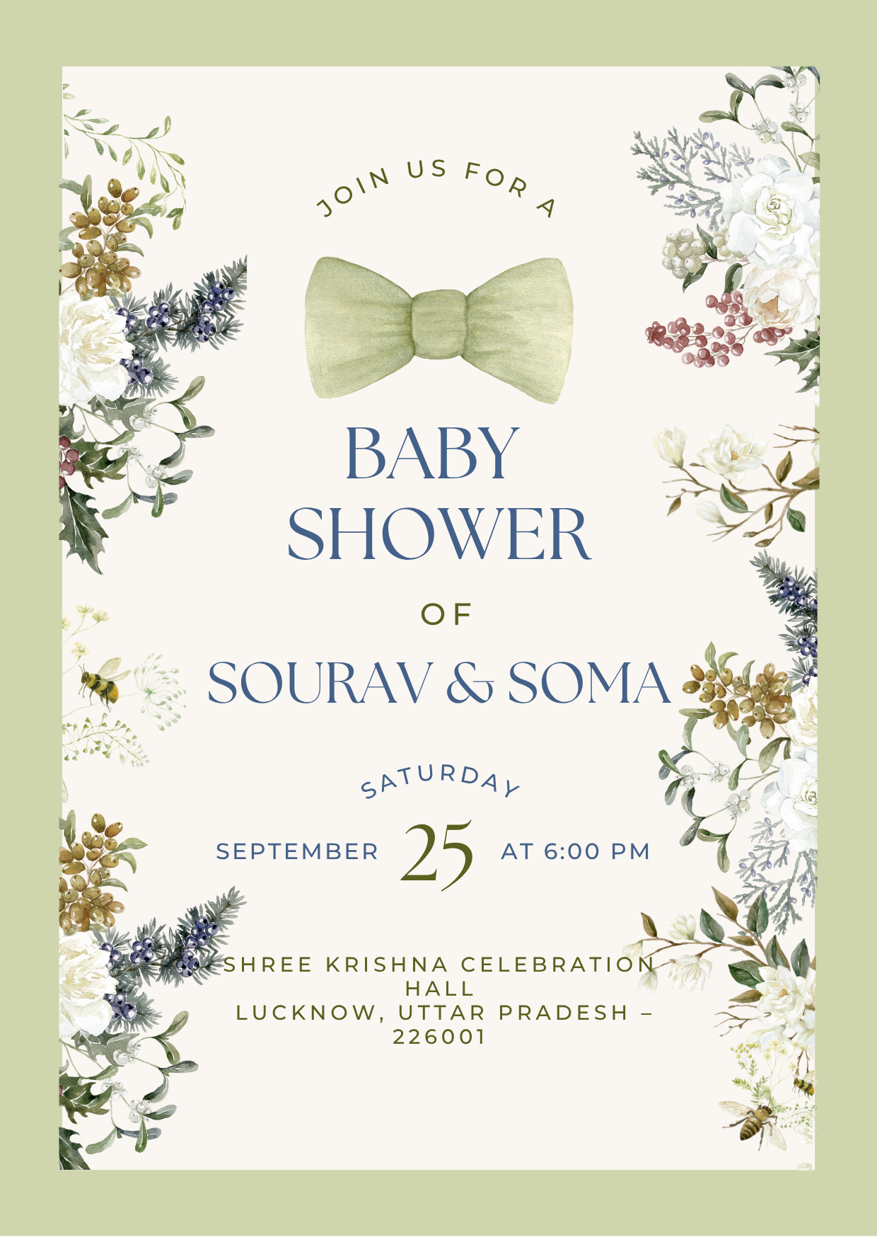 Baby Shower Invitation Design 19