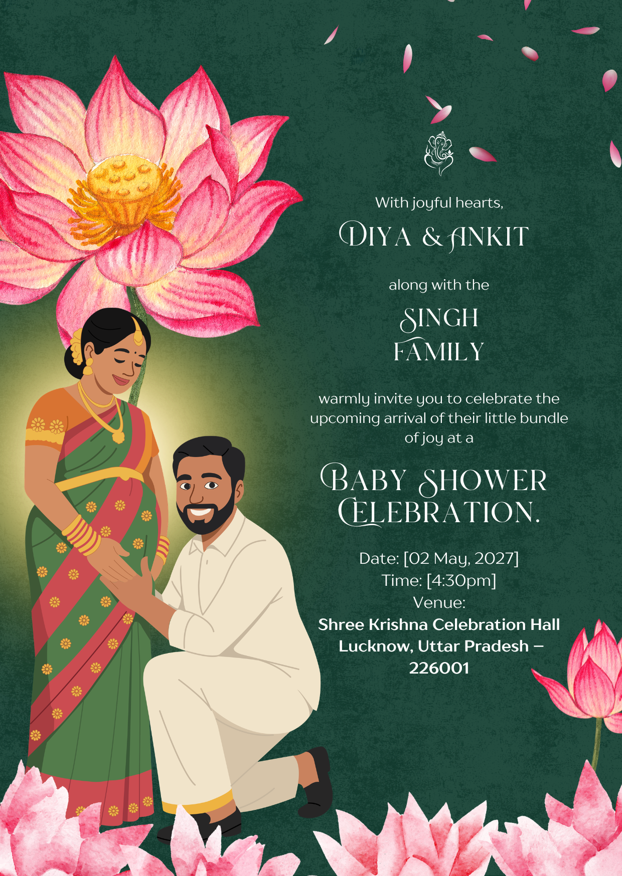 Baby Shower Invitation Design 05