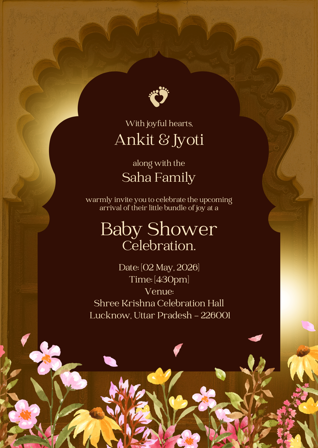 Baby Shower Invitation Design 07