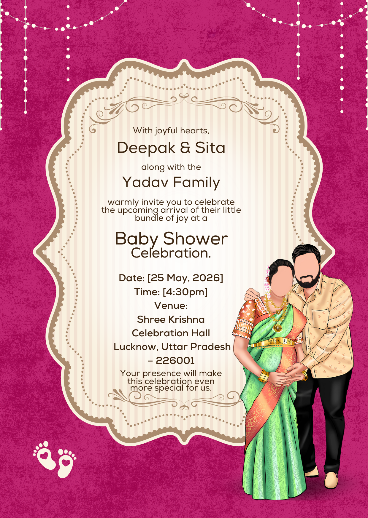 Baby Shower Invitation Design 09