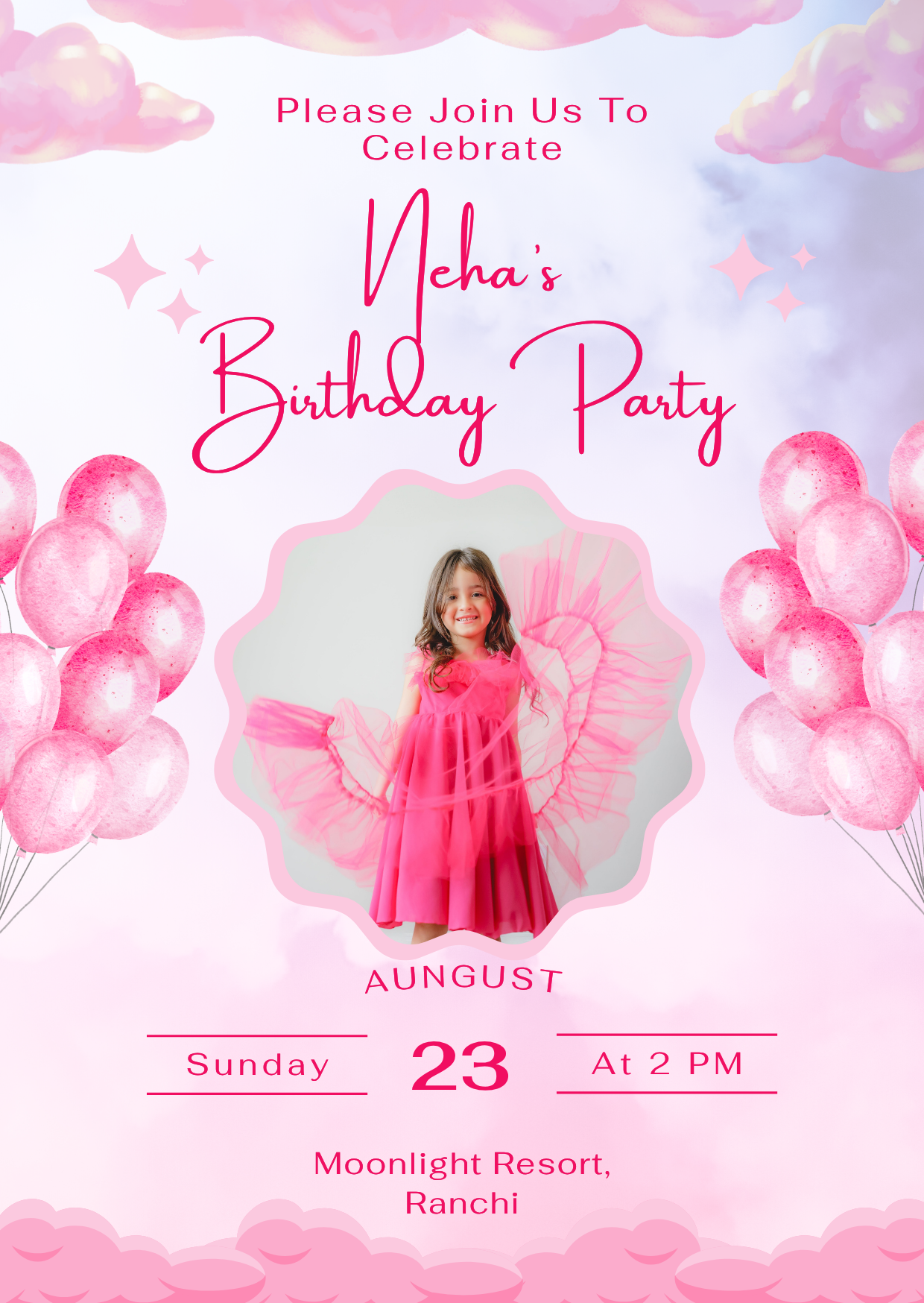 Birthday Invitation Design 01