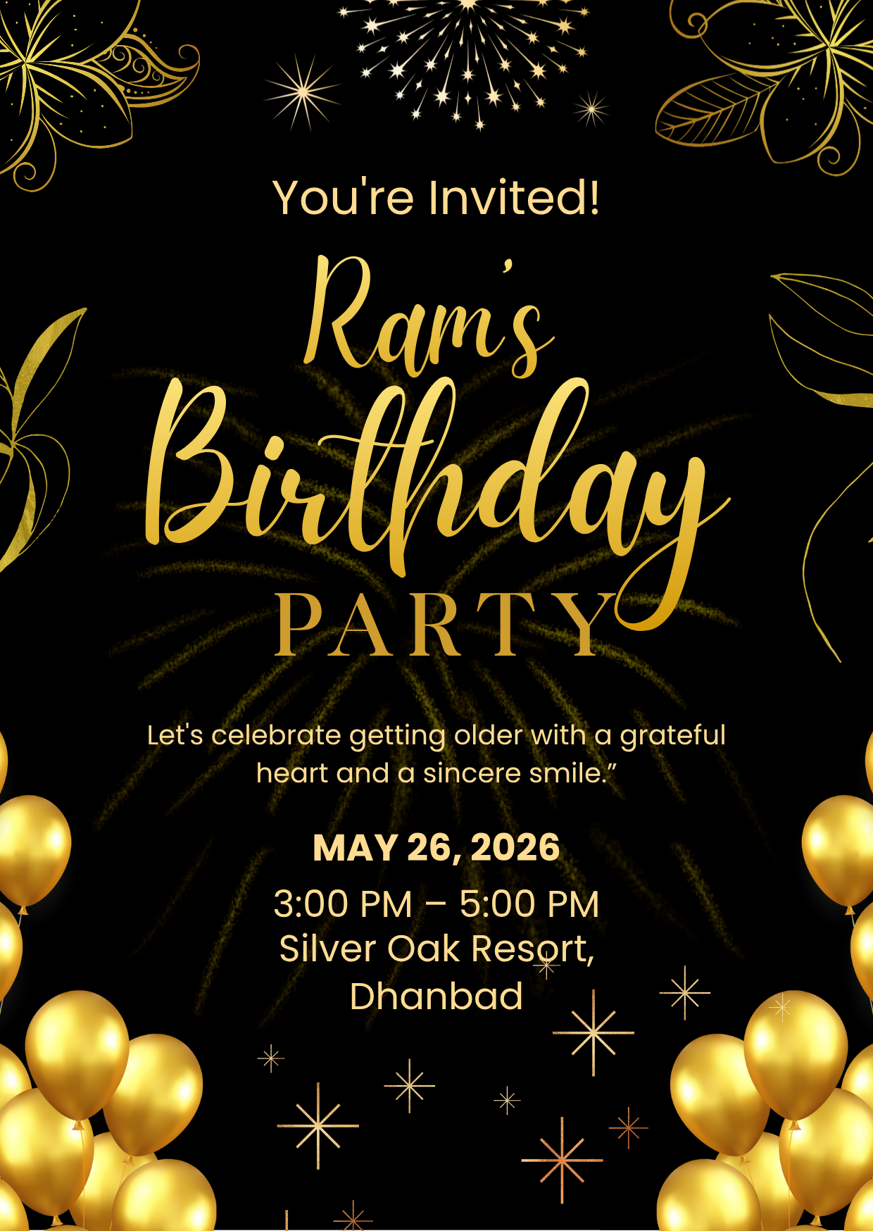 Birthday Invitation Design 14