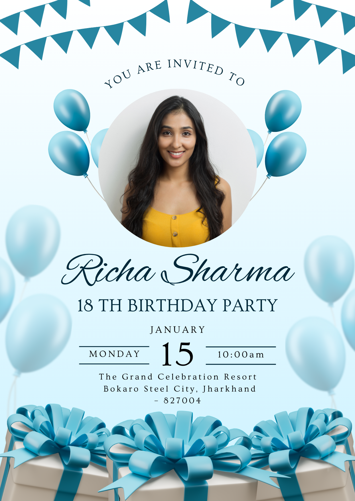 Birthday Invitation Design 06