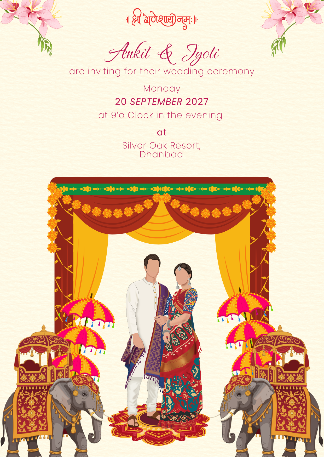 Wedding Invitation Design 16
