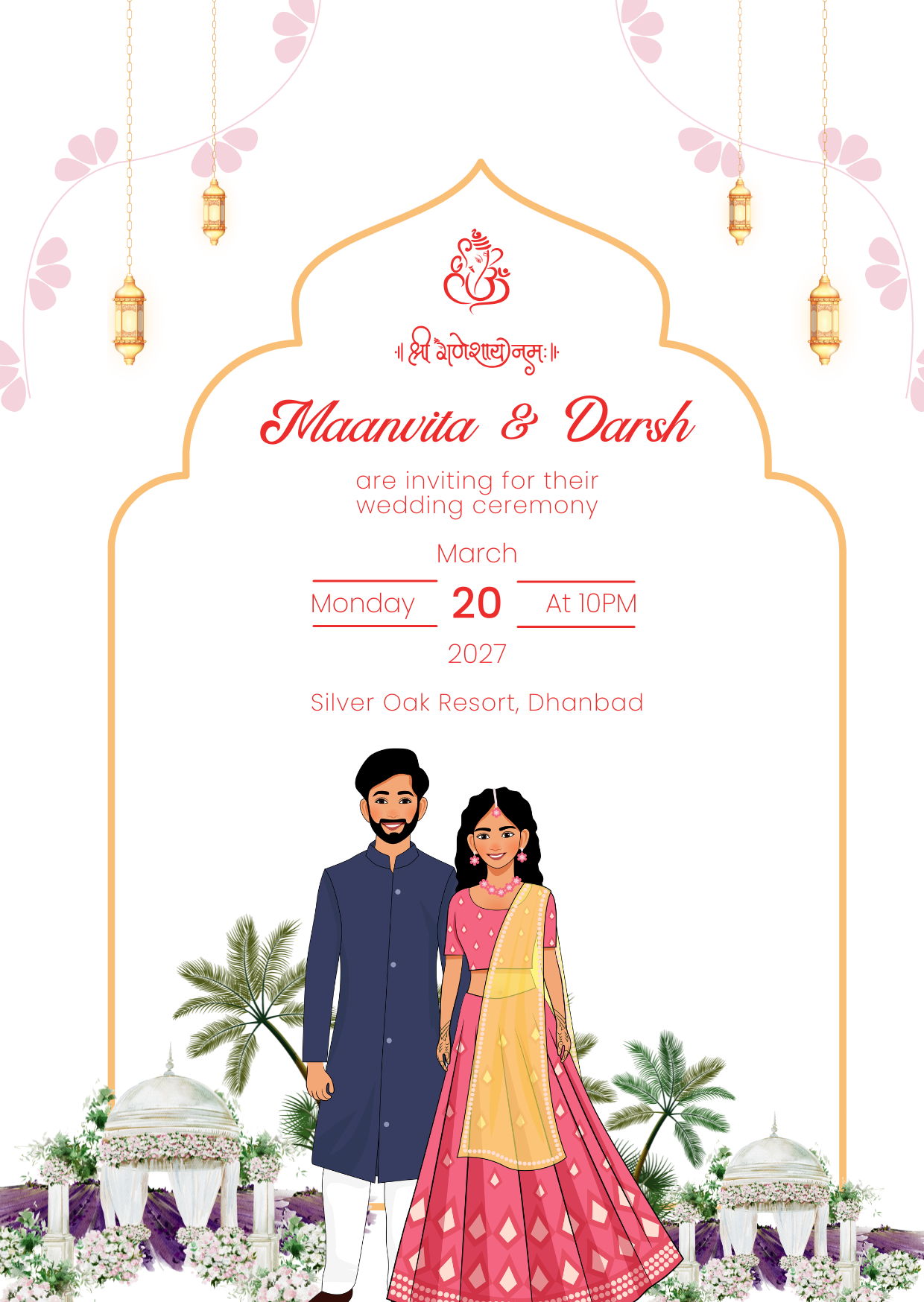 Wedding Invitation Design 17