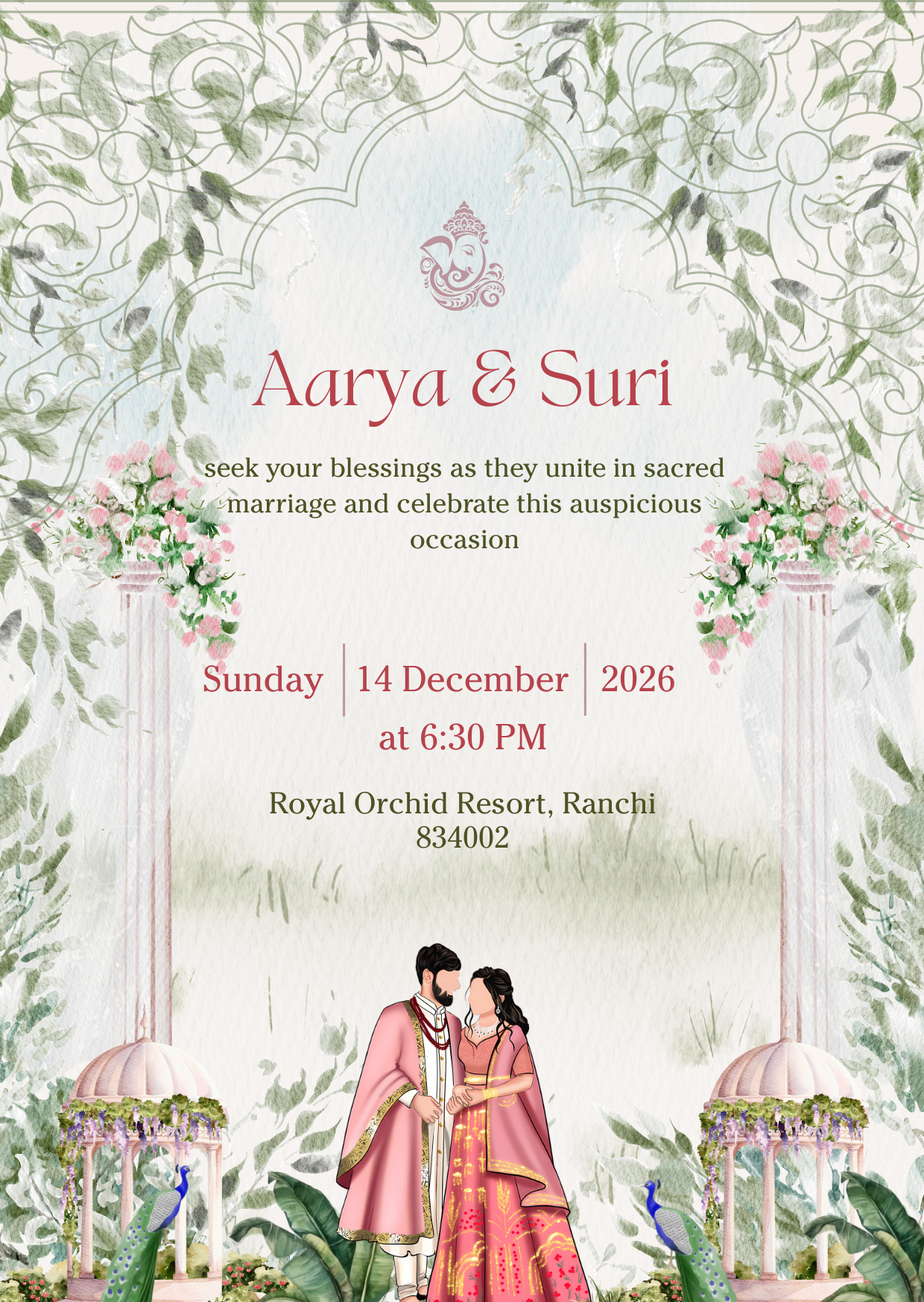 Wedding Invitation Design 02