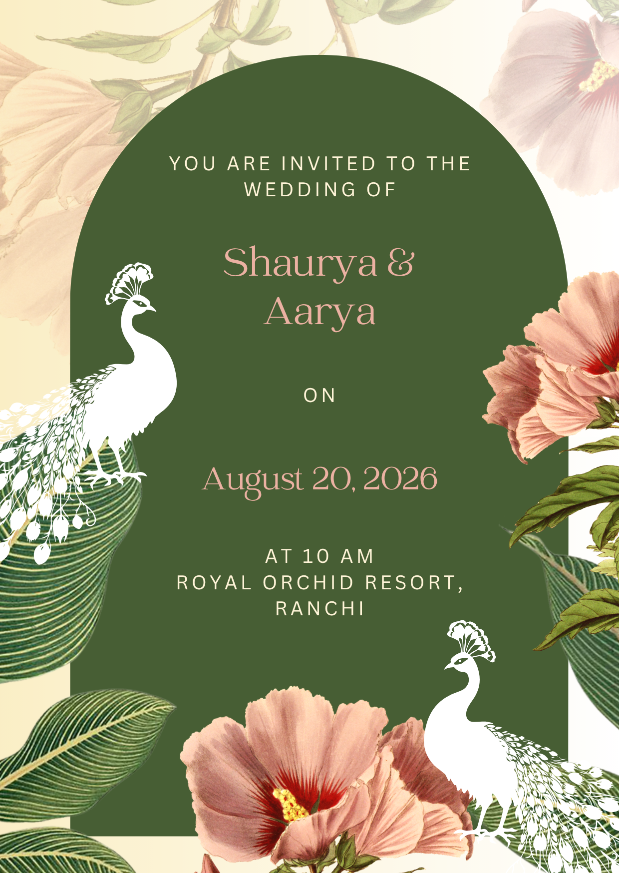 Wedding Invitation Design 05