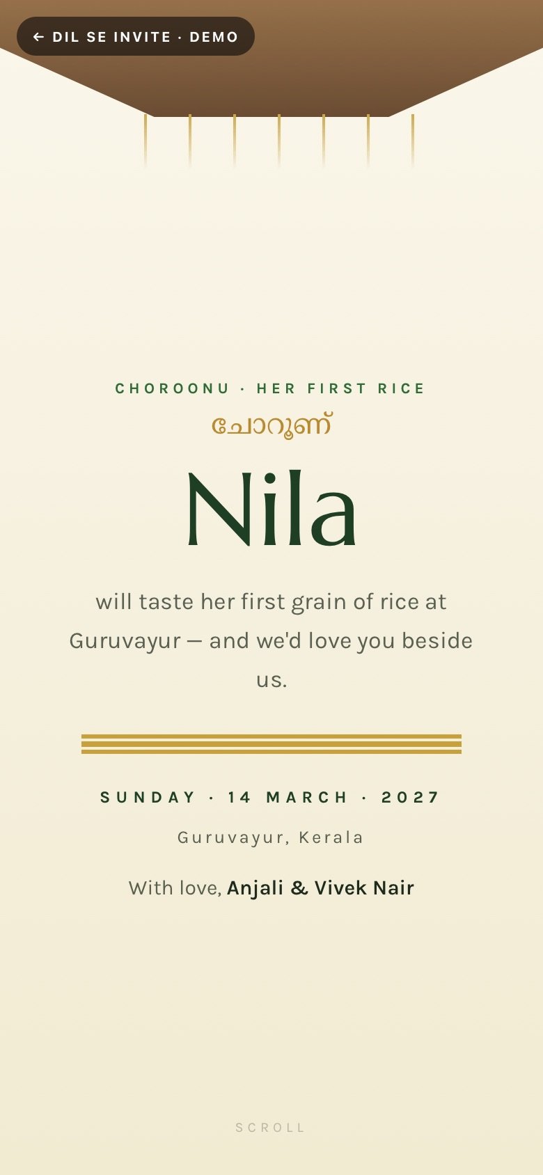 Ila — Nila · 6 months demo website