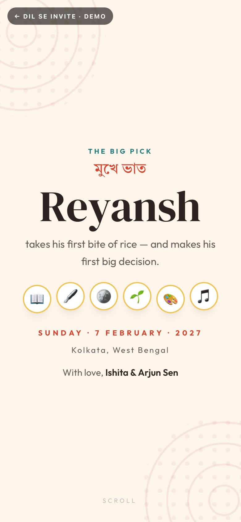 The Big Pick — Reyansh · 7 months demo website